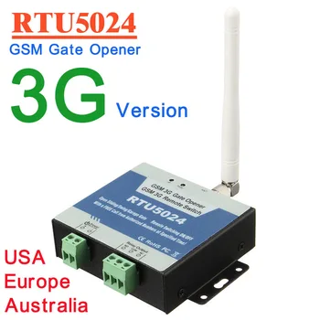

Free shipping 3G version RTU5024 GSM Gate Opener Relay Switch Remote Access Control Wireless Sliding gate Opener App support