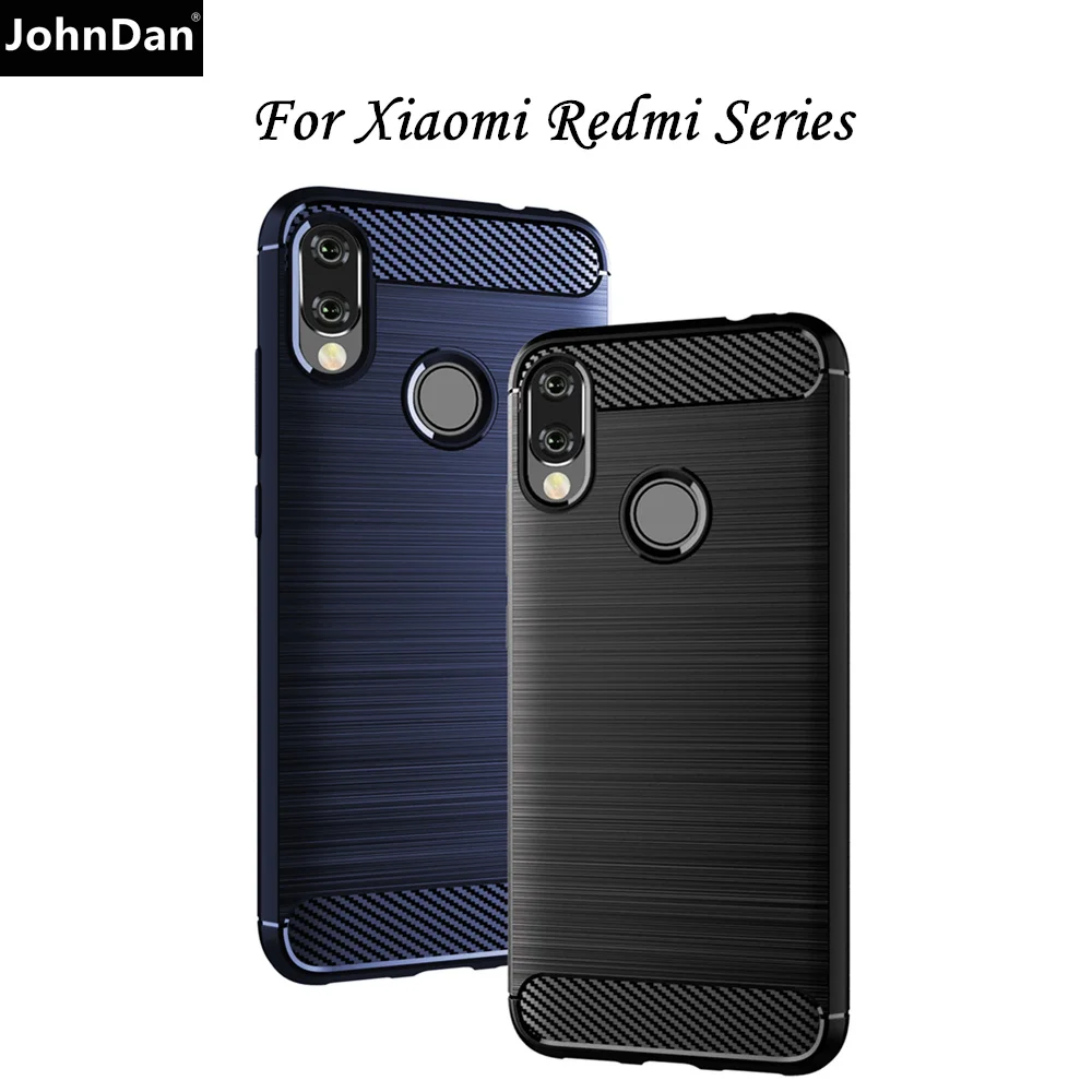 Best TPU Case On for Xiaomi Red Mi Redmi Note 7 6 6A 5 5A 4X 4 Pro Plus Go S2 Carbon Fiber Ultra Thin Silicone Case Rubber Cover