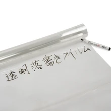 100 см x 650 см прозрачная Односторонняя самоклеящаяся записывающая режиссерская хлопушка для обучения изготовление знака