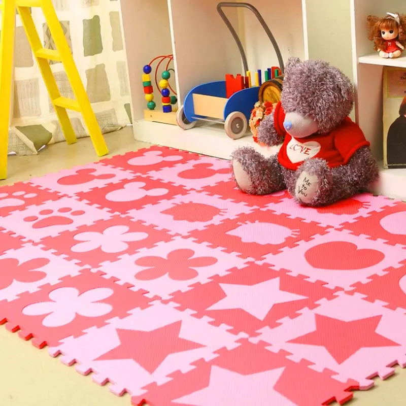 buy Cartoon Colorful Children #039;s Carpet Thickened Floor Mat Mattress Kids Carpet Foam Puzzle Mat Living Room Bedroom Funny ids Pad