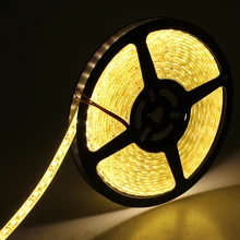 Tanbaby Waterproof led strip 2835 5M 600led DC12V flexible led bar light warm white/white/red/green/blue outdoor decoration