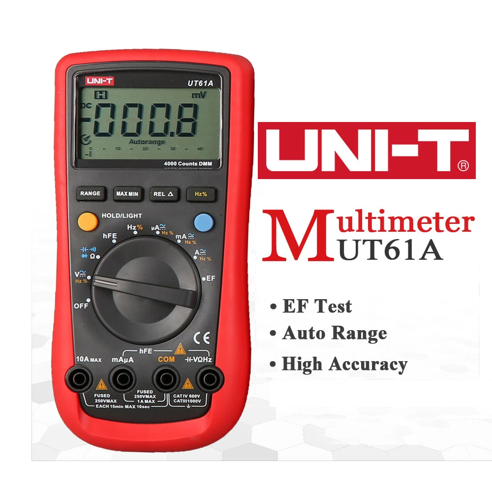 UNI T UT61A Electrical Handheld Testers UT61A Auto Manual Ranging ...
