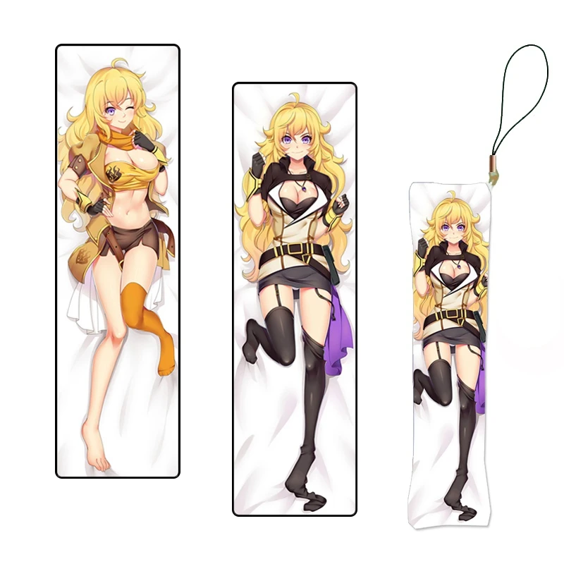 Anime Characters Of Rwby Yang Xiao Long Blake Belladonna Mini Pillow Hanging Ornament Dakimakura Keychain Rachnera Aliexpress