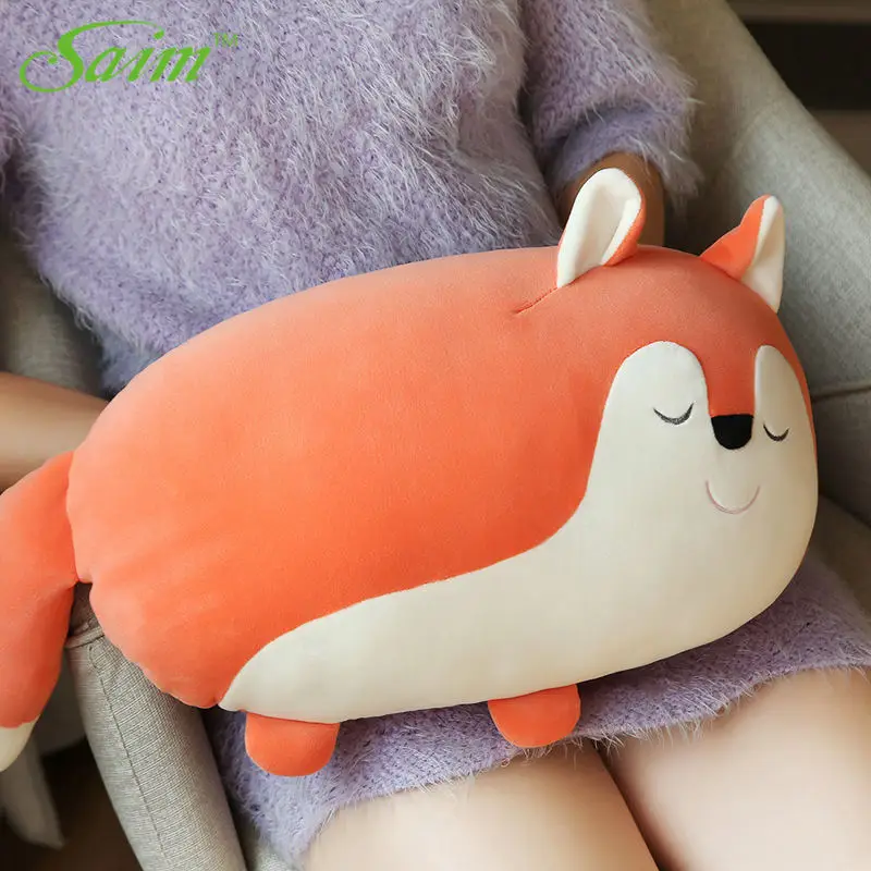 

Saim Cartoon Hot Bag Electric Charging Hot Water Bottle Animal Fox Plush Hand Warmer 220V Winter Warmer Electric Water Bag A-217