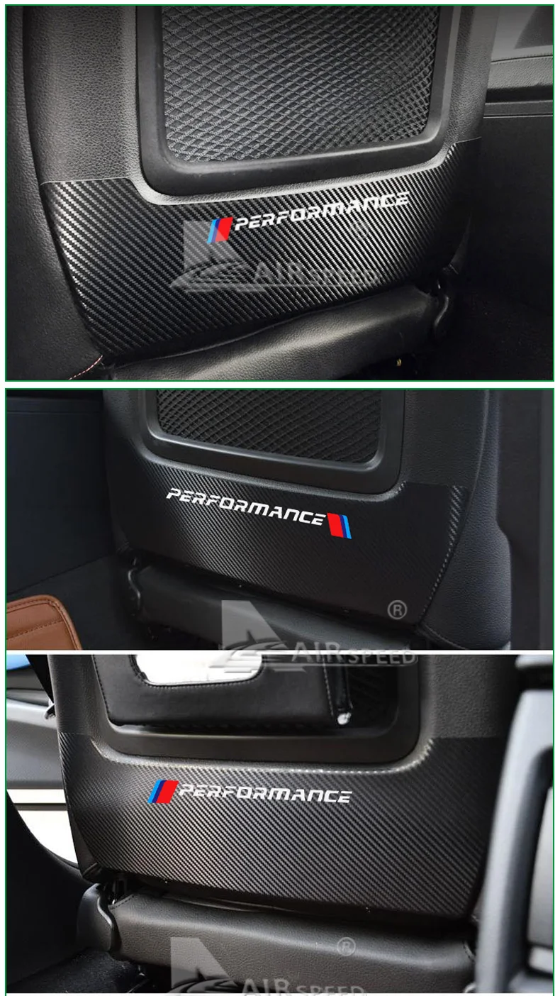 Airspeed Car Front Seat Back Protective Carbon Fiber Vinyl Stickers Decor for BMW 1 3 Series 320 325 Car Accessories Car Styling (7)