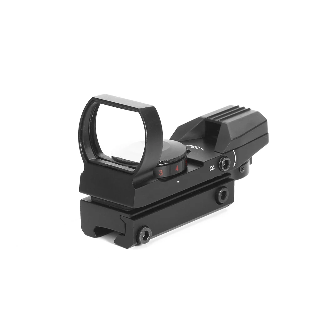 

DREAMY Riflescope Tactical Reflex 4 Reticle Optics Holographic Red Dot Sight Hunting Scope 11mm/20mm Rail For Airsoft Air Gun