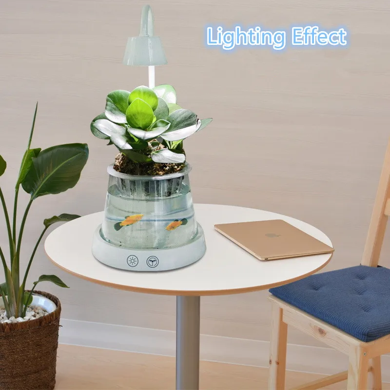 HZFCEW LED Smart Touch Plant Growth Lighting Desk Lamp Flowers and Gardening Lights Night Light Plants Fill Light Office Lamp