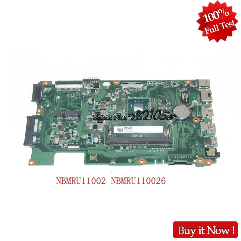 NOKOTION Mainboard DA0Z8AMB4E0 для acer aspire ES1-411 Материнская плата ноутбука NBMRU11002 NBMRU110026