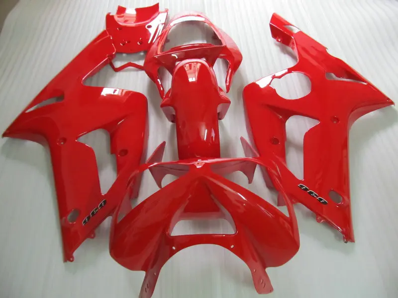 

Injection mold Fairing Kit for KAWASAKI Ninja ZX6R 636 03 04 ZX 6R 2003 2004 zx 6r 03 ABS All hot red Fairings set+7gifts KW21