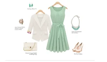 Quality Chiffon Tropical Elegant Fashion Brand Summer Style Dress Mujer Vestidos De Festa Female Casual Women Dress Femininas