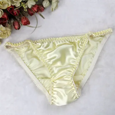 Трусики бикини стринги шелковые женские трусики 100% шелк|bikini panties|t thongfemale panties |