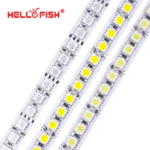 5 м 600 LED 5050 sttrip LED 12 В гибкие светодиодные Клейкие ленты Light 120 LED/м, белый свет/теплый белый/RGB