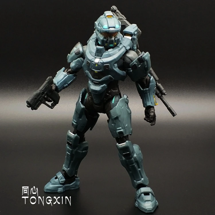 Новинка HALO Spartan Warrior Sergeant Halo модель Фигурка Mezco macfarlan