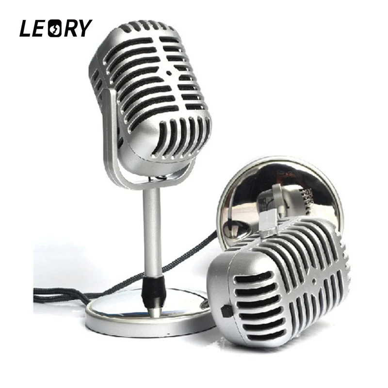 LEORY Professional Desktop Microphone 3.5mm Wired Stereo