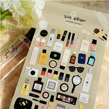 

20pcs/lot New special makeup series diary stickers Kawaii Single-piece Package Gift sticker office stationery school supply G027