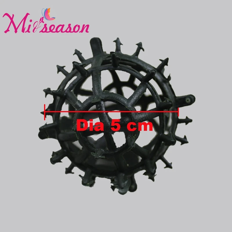 10pcs/lot 5cm Plastic Flower Base Frame For Flower Ball Kissing Balls Grass Ball Parts Wedding Flowers Accessories Base Arch