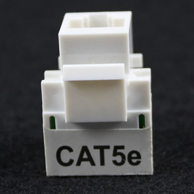 

10pcs Cat5E 8P8C RJ45 LAN Network Ethernet Punch Down Keystone Socket Jack