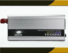 Free shipping 12v -220v inverter 1000w car charger usb modified sine inverter factory price doxin inverter car accessories