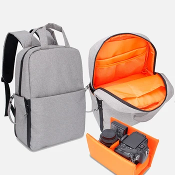 

Digital DSLR Backpack Camera Bag Travel Waterproof Photo Backpack Case For Canon 6D Nikon Sony Soft Camera Video Case Laptop Bag
