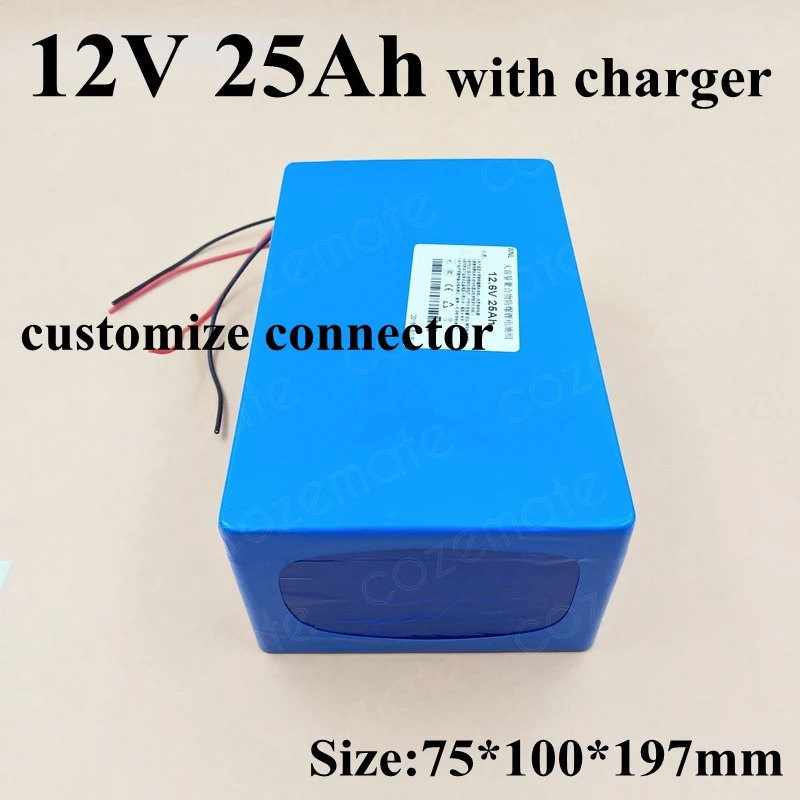 

25Ah Lifepo4 Battery Pack Portable Aeg 12v Lifepo4 Battery Pack for Backup Power Bank Solar Panel 12v Battery 12v Pack 12.8V