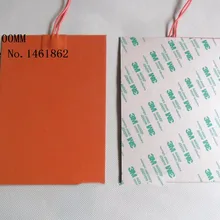 200x100 мм 80 Вт 24 В силиконовый нагревательный коврик нагревательный элемент нагревательная пластина электрическая грелка для связывания горячей плиты Промышленная