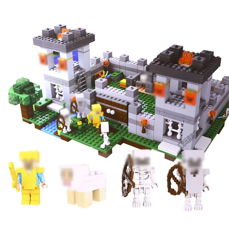 

Lepin 18005 523pcs My World Series The Fortress Building Blocks Compatible 21127 Brick Toy