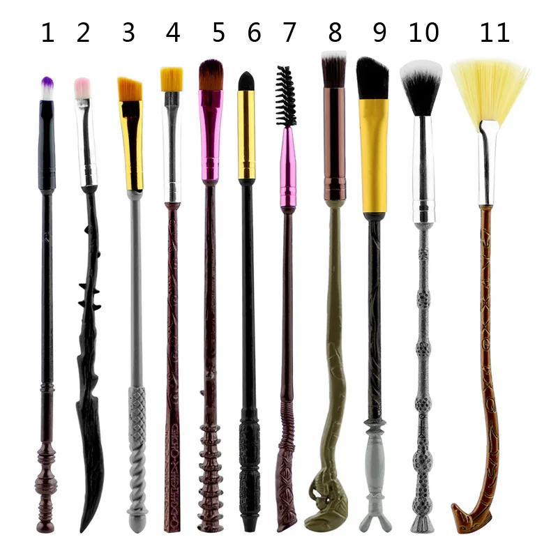

Top Quality Severus Snape Metal Makeup brush Beauty Makeup Tool Cosplay Game Collection Wand Harri Potters