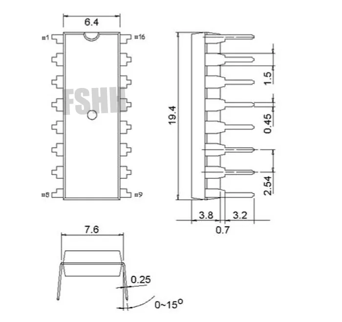 300-100-16 IC Socket/IC Тест гнездо DIP16 гнездо/DIP-16 выжигание дефектов контактный разъем шаг = 2.54 мм ширина = 7.62 мм/300mil