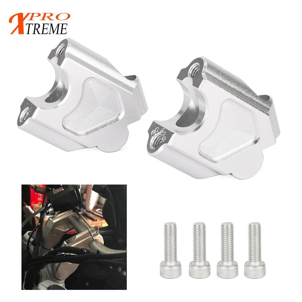 Motorbike Handle Bar Clamp Extend Handlebar Riser Kits For BMW F650GS