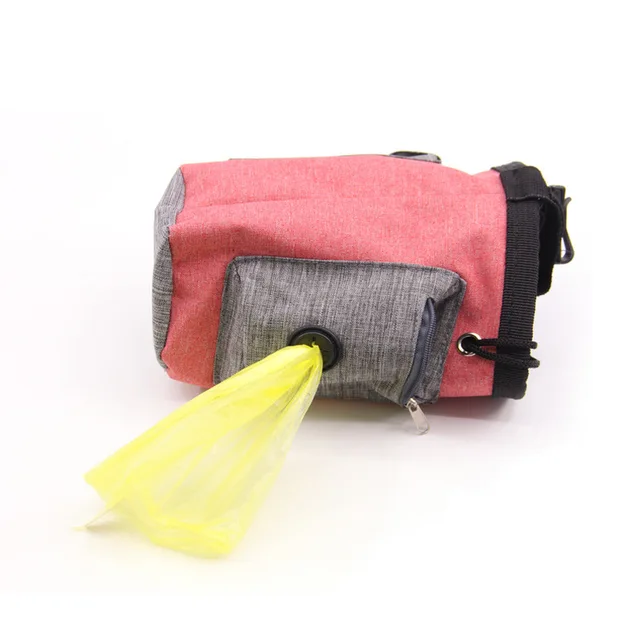 Dilight Dog Treat Training Pouch Large Bag Dog Treat Training Pouch Bag Sport Running Drawstring Waist Bag Poop Bag Dispenser