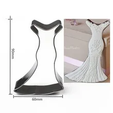 Свадебное платье металлический резак для печенья мусс кольцо gateau reposteria кондитерское тесто для бисквитов украшение для свадебного торта украшения для кексов