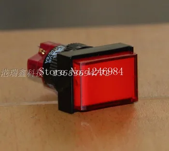 

[SA]D16LMT1-1AB Taiwan Progressive Alliance Single red rectangle without a lock button switch touch button DEC--10pcs/lot