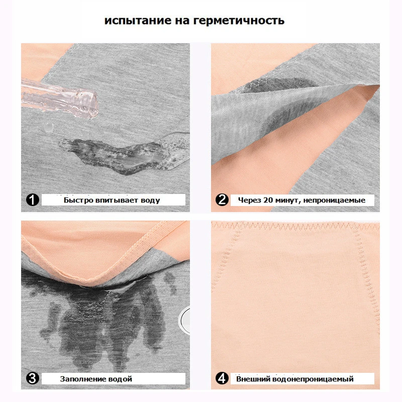 Женское нижнее белье для менструального периода, водонепроницаемые трусики для девочек, короткие трусики для менструального периода, физиологические трусики M-XXL здоровья