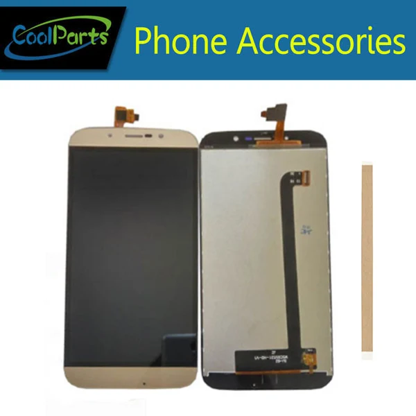 

1PC/Lot High Quality 5.5 Inch For Dexp Ixion ES255 WSC05521 LCD Display Screen+Touch Screen Digitizer With Tape Black Gold Color