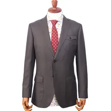 Деловые мужские костюмы с узором в горошек на заказ, Классические свадебные костюмы для мужчин, шерстяной костюм, смокинги для мужчин