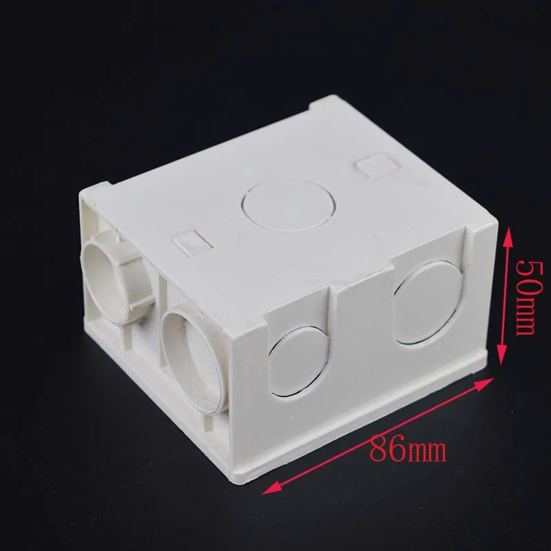 

4pcs 86 PVC Wall Mounting Box 86 Wire Connection Box