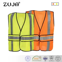 Hi vis Желтый безопасности светоотражающие жилеты Жилет