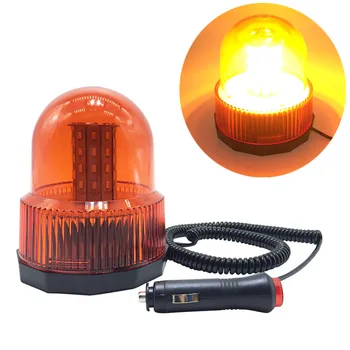 

Red Yellow Blue color car Vehicle Police LED Strobe rotating flashing Warning light Emergency Lights Beacon Magnetic Mounted