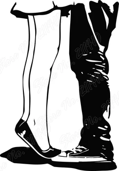 

Kiss behind the Curtain On the tip of the toes Kissing Hideout Wall Decal Bedroom Decor Removable Vinyl Art Wall Sticker B145