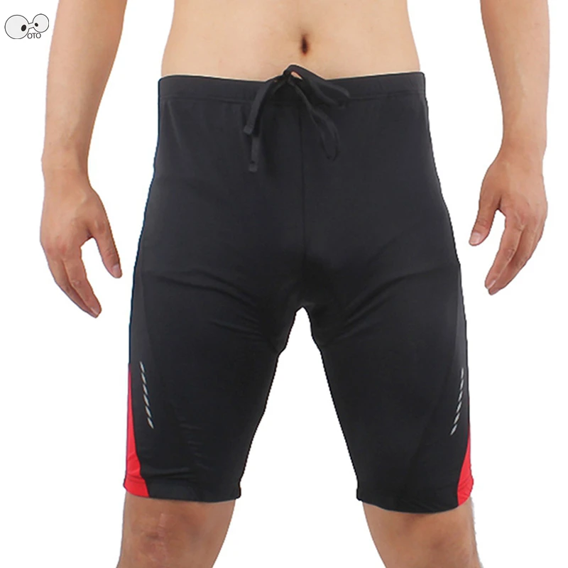 

Long Triathlon Padded Mens Swimming Trunks Breathable Quick Dry Swim Boxer Shorts Swimwear Surfing Diving Cycling Sport Shorts