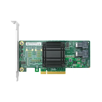

Linkreal 2 port PCIe x8 to Internal SFF 8643 NVMe Hard Disk Adapter with PLX Chipset PLX PEX8724