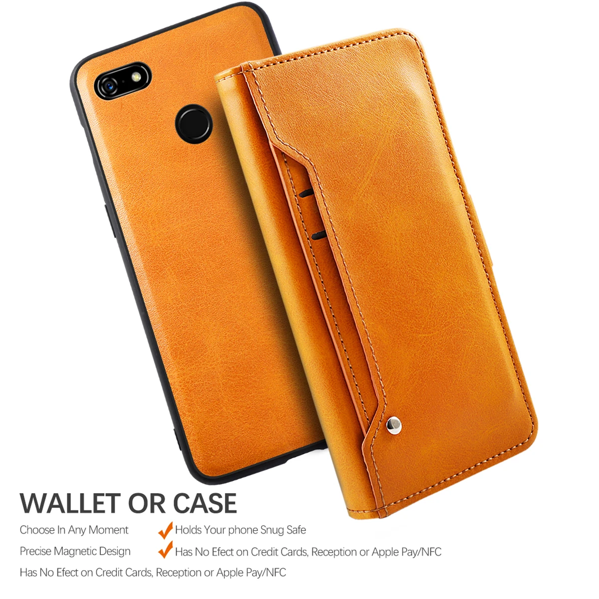 

For Google Pixel 3a 3a XL Case Removable PU Leather Flip Stand Magnetic Wallet Case For Google Pixel 3A XL Case Rotate Card Slot