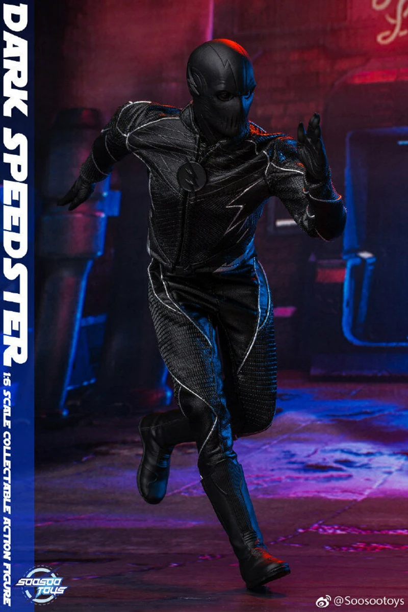 Для коллекции Soosootoys SST010 1/6 Dark Speedster Black Flash Figure Box полный набор Коллекция кукол