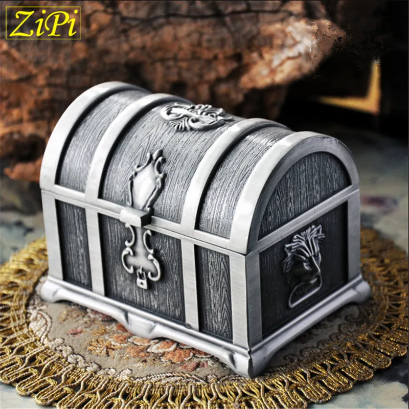 

Zipi NewLion's Head Treasure Box Retro European Princess Jewelry Ring Box Storage Box Cosmetic Box Gifts