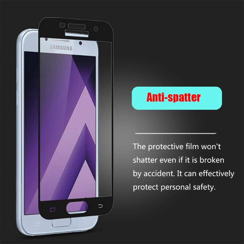 TOMKAS For Samsung Galaxy J3 J5 J7 2016 A3 A5 2017 to Edge Coverage Screen Protector Film For Galaxy J3 J5 J7 2016 A3 A5 2017    (15)