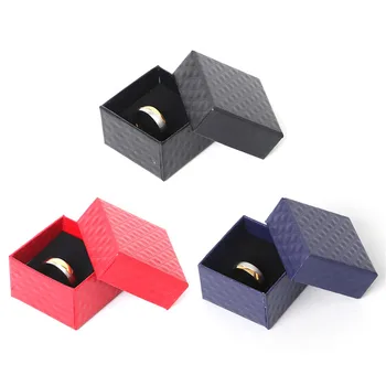 

Paper Cardboard Jewelry Ring Necklace Earring Display Case Storage Box