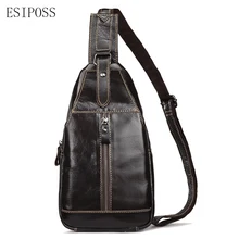 Мужская сумка-пояс из натуральной кожи на талии, кожаная сумка на плечо, мужские нагрудные сумки, модные дорожные сумки, мужская сумка-мессенджер с клапаном
