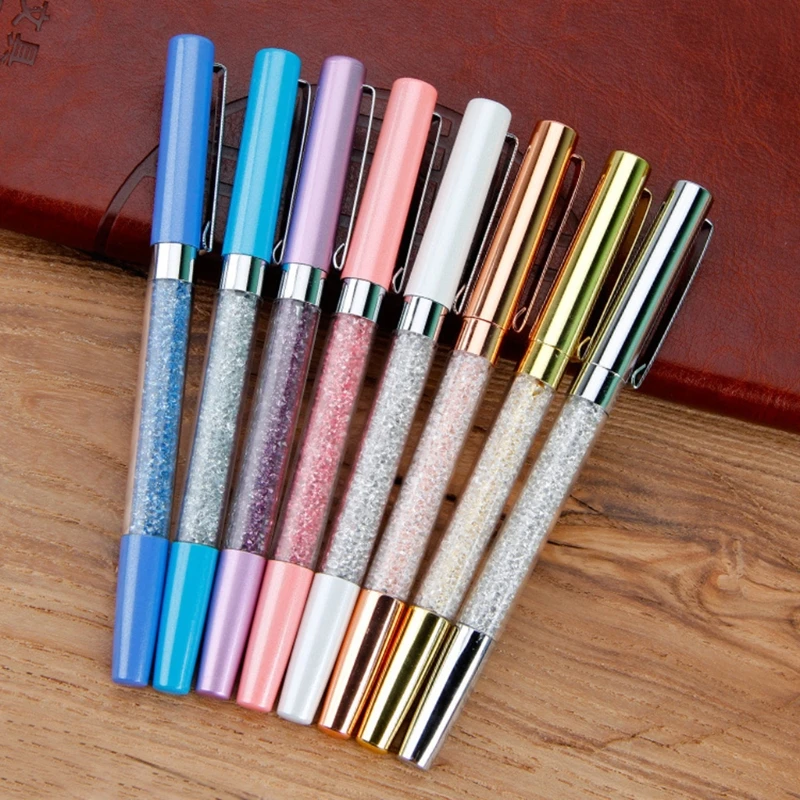 

Cute Kawaii Diamond Metal Ballpoint Pen Crystal Ballpoint Pens for Kid Gift Office Supplies Gold Silver Rose Gold