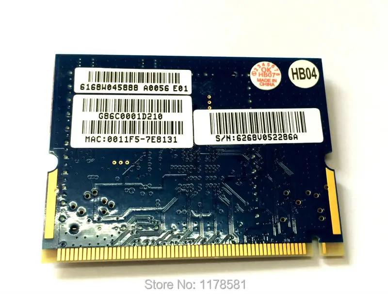 Беспроводной карты AR5005G AR5BMB5 AR5005GS мини PCI 54 Мбит/с 802.11bg WI-FI карты
