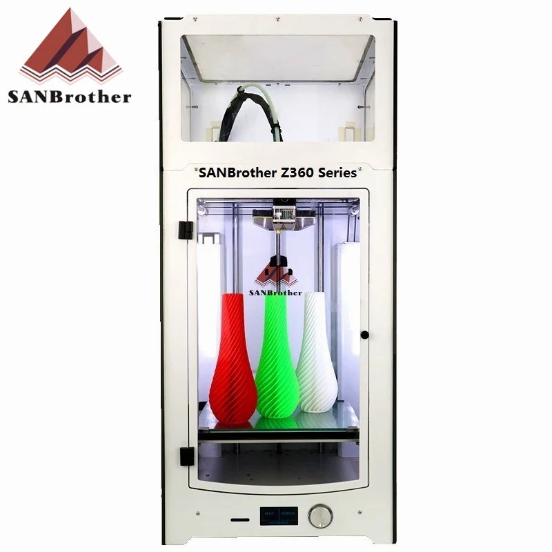 SANJIUPrinter Z360 3d принтер более высокий, чем Ultimaker 2+ расширенный с дверью и верхней крышкой 3d принтер DIY KIT